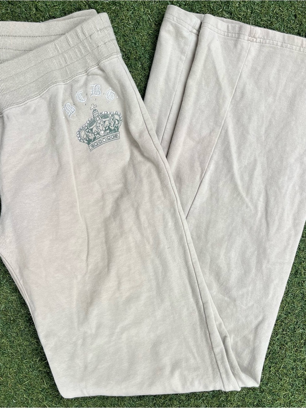 Y2K Vintage BCBGMAXAZRIA Wide Leg Sweatpants